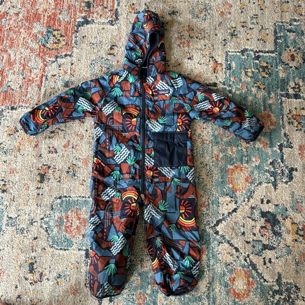 Patagonia Puff Ball Reversible Bunting Infant